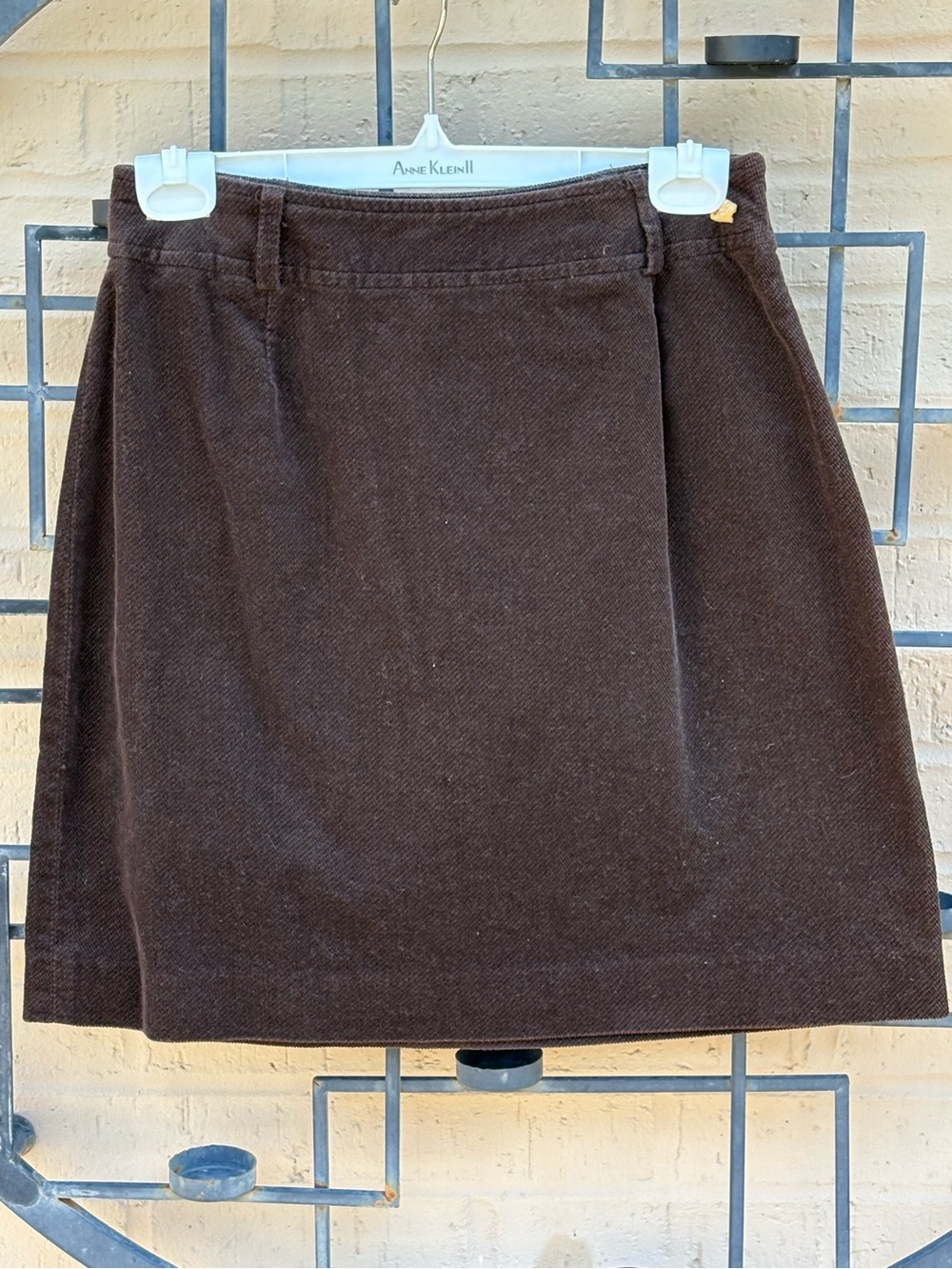 Chocolate Brown A-Line Skirt